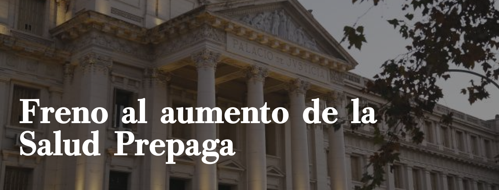 No al aumento de las prepagas